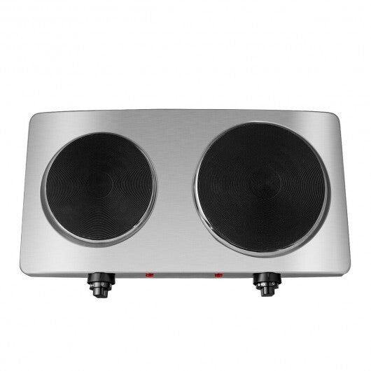 1800W Double Hot Plate Electric Countertop Burner