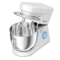 7.5 Qt Tilt-Head Stand Mixer with Dough Hook-White - Color: White