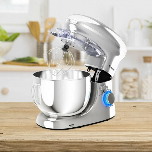 6.3 Quart Tilt-Head Food Stand Mixer 6 Speed 660W-Red