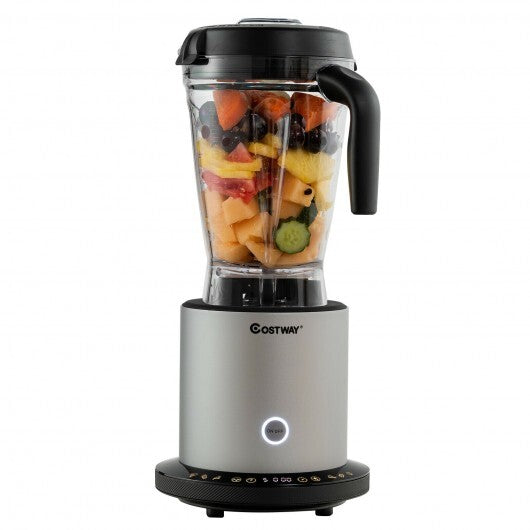 1500W Smoothie Maker High Power Blender with 10 Speeds - Color: Black