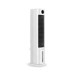 42 Inch 3-in-1 Portable Evaporative Air Cooler Tower Fan with 9H Timer Remote-White - Color: White