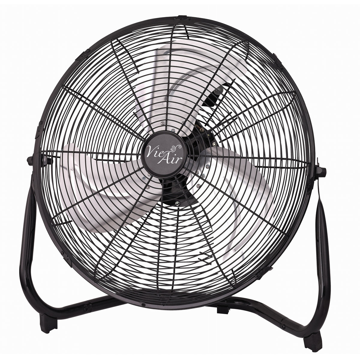 Vie Air 14" Industrial High Velocity Heavy Duty Metal Floor Fan with 3 Speed Settings