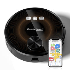 Geek Smart L8 Robot Vacuum Cleaner and Mop, LDS Navigation, Wi-Fi Connected APP, Selective Room Cleaning,MAX 2700 PA Suction, Ideal for Pets and Larger Home(Ban on Amazon)