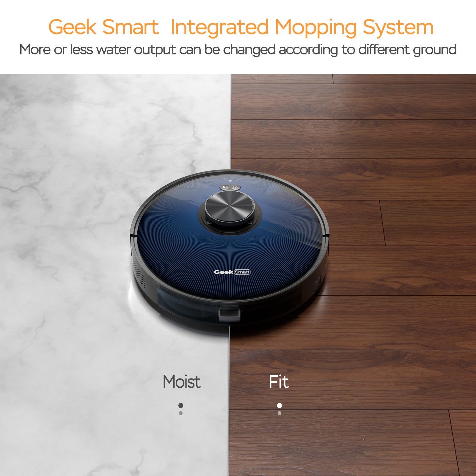 Geek Smart L7 Robot Vacuum Cleaner And Mop;  LDS Navigation;  Wi-Fi Connected APP;  Selective Room Cleaning; MAX 2700 PA Suction;  Ideal For Pets And Larger Home(Banned From Selling On Amazon)