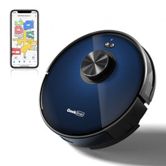 Geek Smart L7 Robot Vacuum Cleaner and Mop, LDS Navigation, Wi-Fi Connected APP, Selective Room Cleaning,MAX 2700 PA Suction, Ideal for Pets and Larger Home