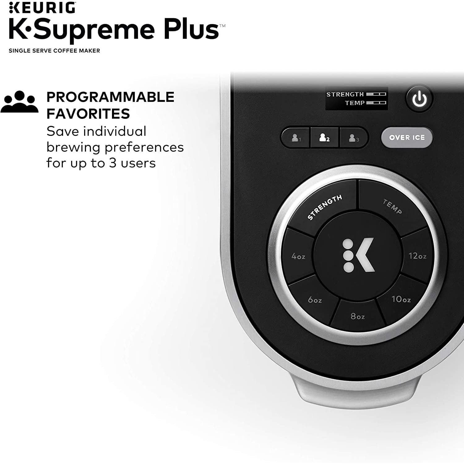 Keurig K-Supreme Plus Stainless Steel Single Serve K-Cup Pod Coffee Maker + 18 K-Cup Pods