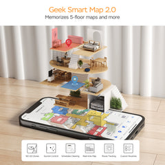 Geek Smart L7 Robot Vacuum Cleaner And Mop;  LDS Navigation;  Wi-Fi Connected APP;  Selective Room Cleaning; MAX 2700 PA Suction;  Ideal For Pets And Larger Home(Banned From Selling On Amazon)