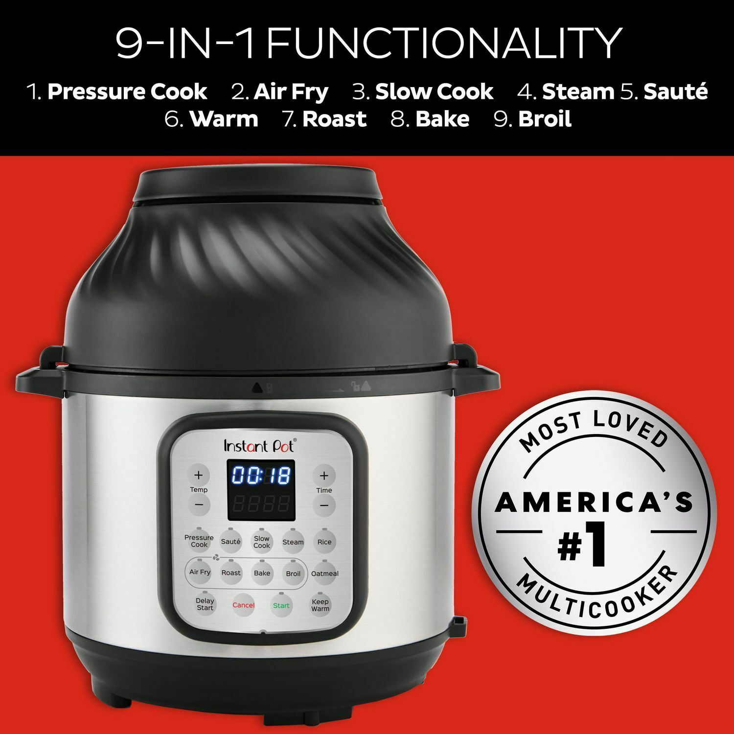 Crisp Multi-Cooker Air Fryer