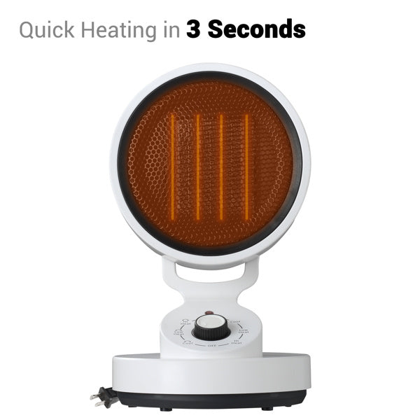 Electric Space Heater Cooling Fan, 2-In-1 Space Warm & Cool Fan,with 3 modes including High Heat (1500W), Low Heat (900W), and Cool Mode (10W) , Quick Heat Up Machine for Home, Office