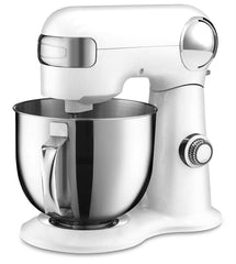 5.5 qt. 12-Speed White Die-Cast Stand Mixer with Attachments